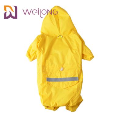 Chine Vestes légères en cuir MESH Lining protégeant du vent d'imperméable de chien jaune d'unité centrale à vendre