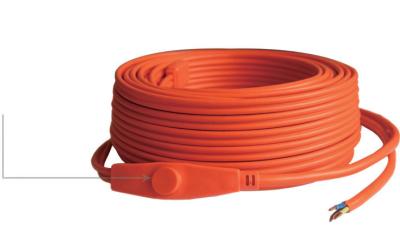 China Cables de detección de calor de tuberías de doble conductor con protector de temperatura, rango de potencia de 2M a 48M en venta