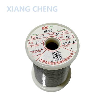 China NF25 PTC Ni-Fe Alloy Wire Valued in Automotive and Aerospace Electronics for Consistent Performance for sale