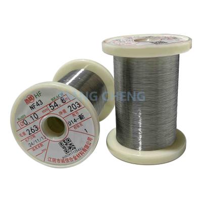 China NF43 PTC Ni-Fe legeringsdraad 45-50% nikkelgehalte voor temperatuurgevoelige en zelfregulerende draad Te koop