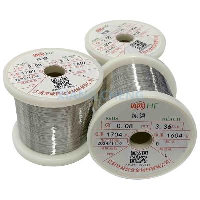 China Easy Fabrication Nickel205 / N02205 Pure Nickel Wire For Technological Applications for sale