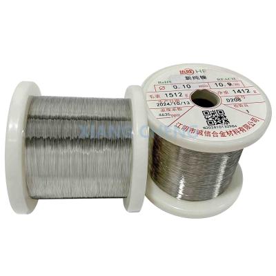 China High-Purity N8 Pure Nickel Wire for Excellent Corrosion Resistance and Good Electrical Conductivity for sale