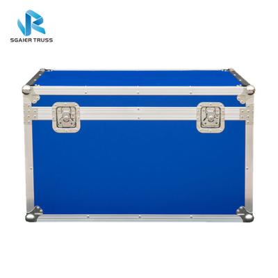 China 2 Durable Rubber Aluminum Carrying Case With Wheels Aluminum Flight Case DJ Flight Case for sale