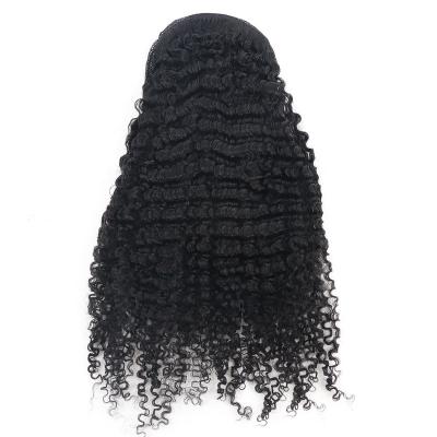 China Cheap 3B 3C Drawstring Ponytail Virgin Hair Ponytail Extension For Black Curly Curly Ponytail for sale