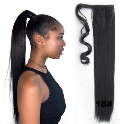 China Clip In 2022 Hot Selling Wrap Around Ponytail Afro Hair 4a 4b 4c Curly Curly Ponytails 100g Hair Extension For Black Women for sale