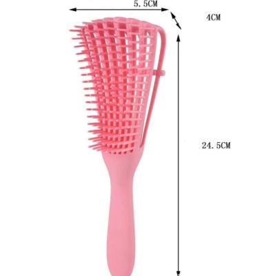 China Hot Private Label Hair Detangling Combs 24.5*5.5*4 Curly Hair Detangler Brush Waterproof for sale