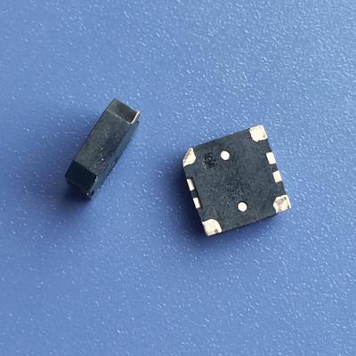 China LCP Plastic 8.5*8.5*3mm Electromagnetic Magnetic AC 3V Black SMD Passive Buzzer for sale