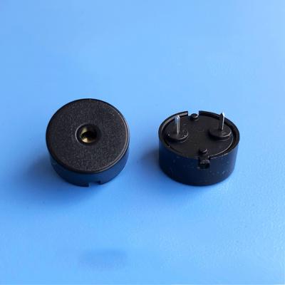 China ABS 14*7mm AC 4500Hz Black Electromagnetic Passive Sound Magnetic Piezo Buzzer 12V for sale