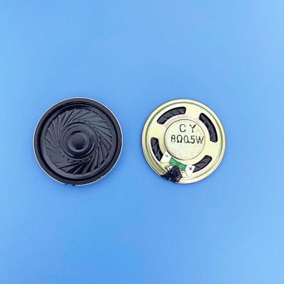 China Portable Audio Player Medical Audio Components 36mm 0.5W 8 Ohm Mylar Mic Speaker for sale