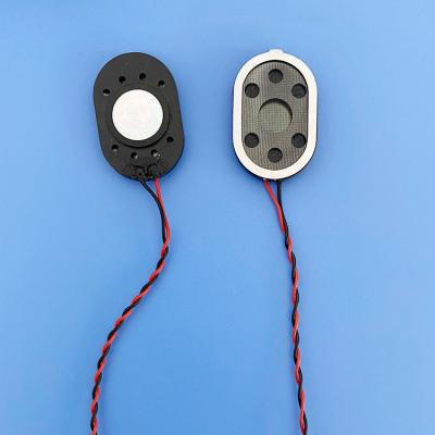 China YN-3020 portable audio player wire shape speaker parts oval mobile phone 30mm 1W 8ohm speaker for sale