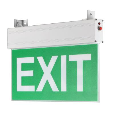 China Commerical application factory price fire emergency exit sign indoor led warning light for hotel for sale