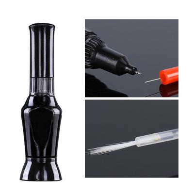 China Gel with Needle & 10ml Brush UV Fake Nail Tips Rhinestone Stones Nail To Paste Clear Needle Point Drill Gel Manicure Nail Decoration Tool for sale