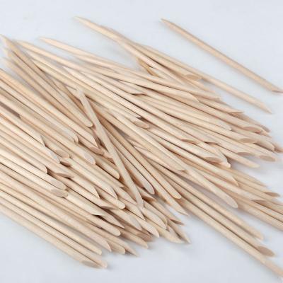 China Orange Wooden Cuticle Pusher Remover Sticks 100pcs/bag Cuticle Pusher Remover Manicure Pedicure Tool For Nail Art for sale