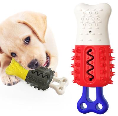 China New Product Viable Summer Dog Toothbrush Chew Toy Cooling Pet Chew Toy Dog Toothbrush Stick Molar Ice Popsicle for sale