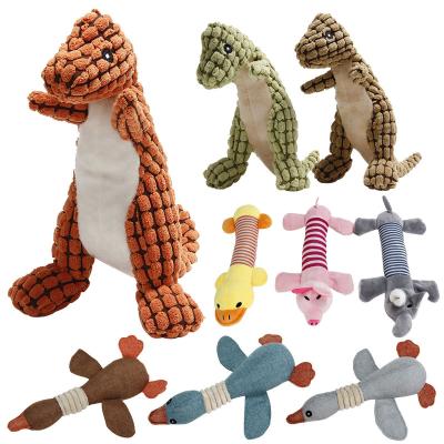 China Wholesale Viable Dog Toys Soft Squeaky Soft Squeaky Dental Dog Plush Chew Shape Animal Training Toy Durable Interactive Toy Cat for sale