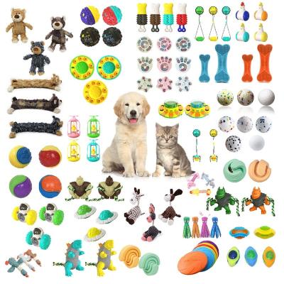 China Stocked Manufacturers Wholesale Q.I. Plush Rubber Squeaker Toy Dog Chew Teeth Cleaning Custom Eco-Friendly Interactive Training Pet Toys. for sale