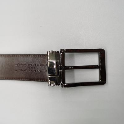 China Stainless Steel Buckle Personalized Eagle Head Leather Belt for sale