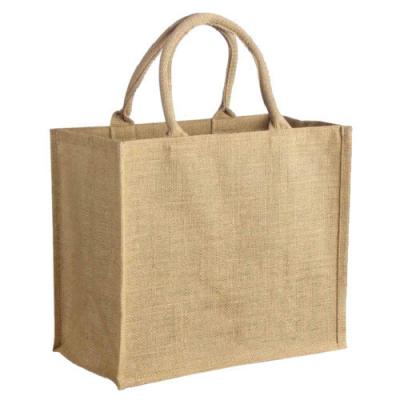 China Natuurlijk Kringloop Vouwbaar Carry Jute Shopping Bags Manufacturer Te koop