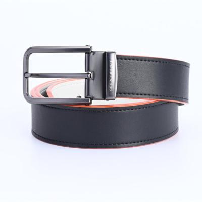 China High Quality Customized Logo Fashion And Elegant Simple Pure Cowhide Luxury Men'S Belt for sale