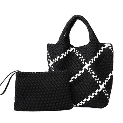 China De reis Met de hand gebreide Straw Woven Bag Beach Basket-Zak van het Handtasweefsel Te koop