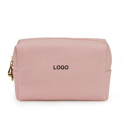 China Wholesale Personalized Private Label Eco Friendly PU Vegan Leather Bulk Waterproof Travel Custom Makeup Cosmetic Bags for sale