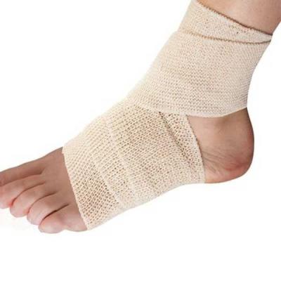 China White Good Breathability Elastic Cotton Crepe Bandage 15cm for sale