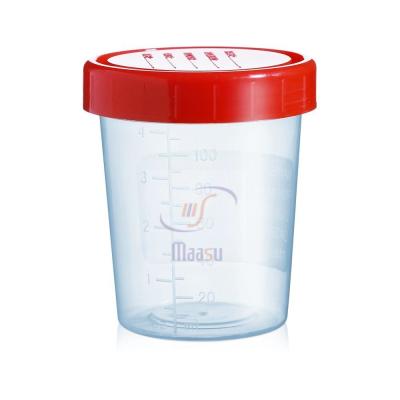 China De steriele Plastic Container 40ml van de Urinesteekproef met Mond op GLB Te koop