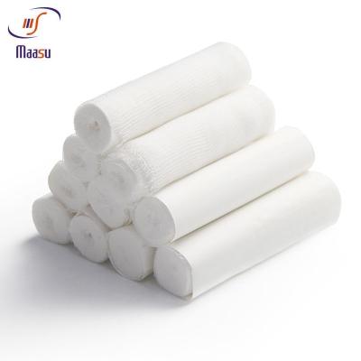 China 45% Cotton Medical Gauze Bandage PBT Elastic Strong White for sale