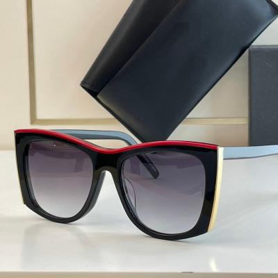 China Luxury Brand Designer Fashion Sun Glasses Big Sunglasses Classic Fashion Acetate Frame Sunglasses for sale