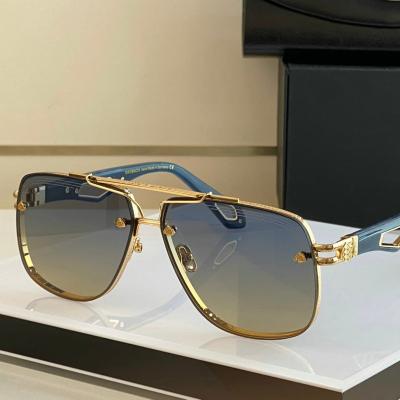 China Fashion sunglasses shape to brand designer luxury sunglasses 2022 new king second generation metal sunglasses for sale