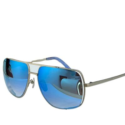 China OEM High Quality Handmade Glass Fashion Sunglasses Luxury Metal Sunglasses for sale