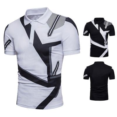 China Outdoor Leisure Polo Shirt Quick-drying Shrink-proof Polo Shirt Casual Sports Leisure Anti-wrinkle Men's Summer Leisure Polo Shirt for sale