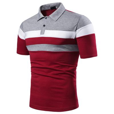 China Anti-Wrinkle China Made Comfortable Fabric Polo T Shirt Unique Design Polo T Shirt For Men In Solid Color for sale