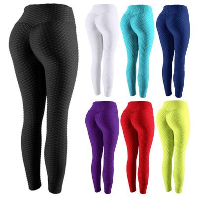 China 2021 Plus Size Breathable Women's High Waist Fitness Sports Crac! crack! Tik Tok Bubble Butt Booty Yoga Pants Skinny Scrunch Leggings For Women for sale