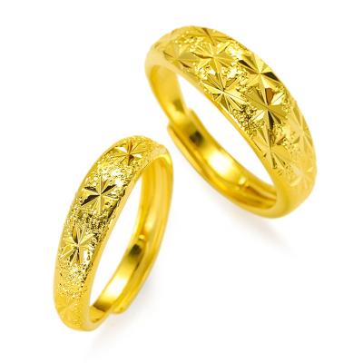 China Hot Selling High Quality FASHIONABLE, Designs Jewelry Gold Rings for Men and Women, 24K Saudi Arabia Fit Wedding Ring for sale