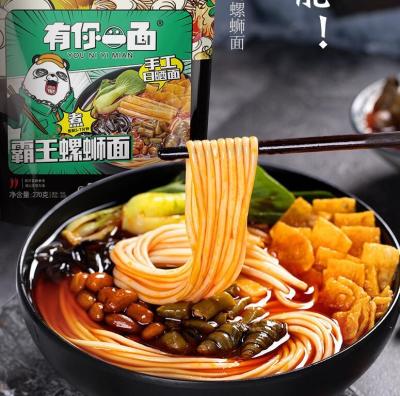 China Wholesale natural handmade snail snack 270g instant spicy rice noodle chinese cuisine river luosifen food for sale