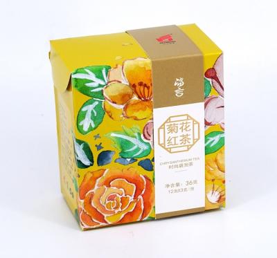 China Exquisite 36g Tea Bag Box Bag Tea Chrysanthemum Black Tea Chamomile Tea for sale