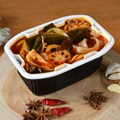 China Dormitory individual lazy portable heating cooked hot pot Chongqing spicy small hot pot of 22 degree spicy butter for sale