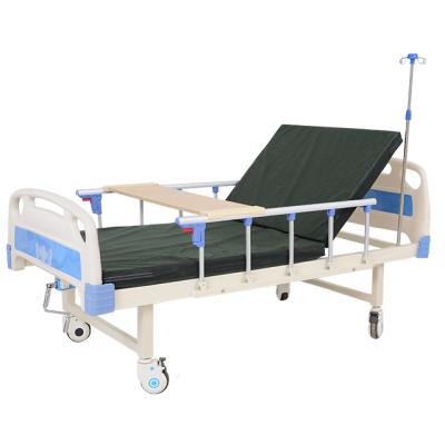 China Manual Easy Operate Promotion Large Bed For Inpatient Hot Sale Medical Bed 1 Crank Manual Hospital Bed for sale