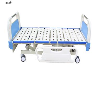 China Sale Factory Price 3 Funtions Elderly Home Care Compound Headboard Three Cranks Medical Hospital Bed With Toilet for sale