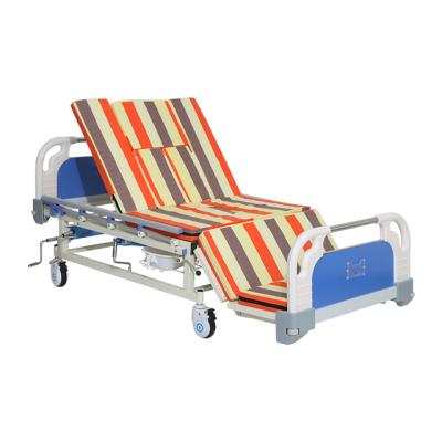 China Manual Easy Operate Hebei Hospital Wholesale Multifunctional Manual Nursing Equipment Patient Medical Bed for sale