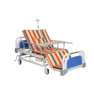 China Manual Easy Operate China Manufacture Best Price Medical Furniture Hydraulic Hospital Medical Nursing Bed for sale