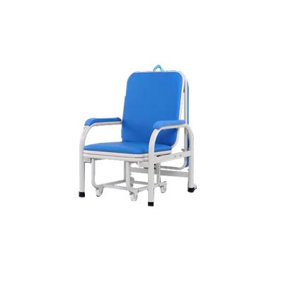 China Traditional Folding Medical Hospital Equipment Waiting Room Sleep Infusion Blood Chair With Wheels for sale