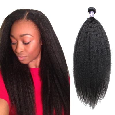 China Yaki 7A Brazilian Curly Straight 3 Bundles Raw Yaki Hair 100% Virgin Brazilian Straight Yaki Hair for sale