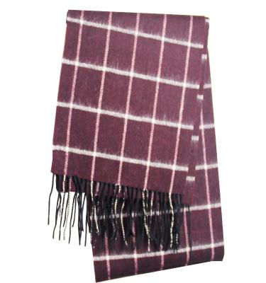 China Warm fashionable red plaid European warm winter preservation of the new wool thick warm scarf and American sale for sale