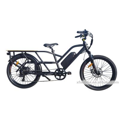 China Aluminum alloy hot sale cross country electric bikes for adults two wheels electric bicycle 26 inch cargo ebike for sale