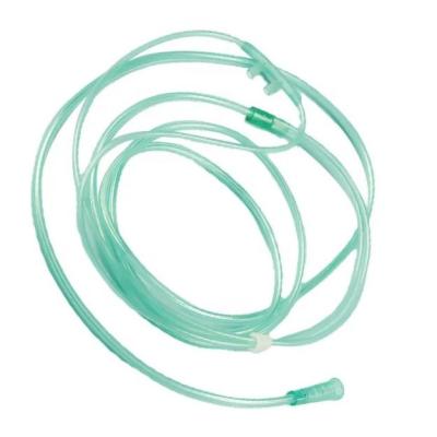 China Medical Grade Pvc O2 C02 Inhalation Preterm Nasal Oxygen Tube With Soft Tips for sale