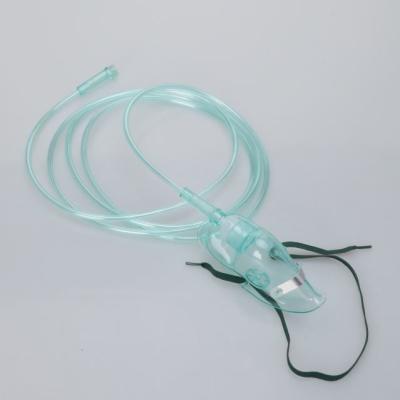 중국 CE ISO Certified Disposable Medical Pvc Oxygen Mask With Tubing 판매용