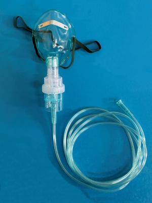 China Single Use Medical Nebulizer PVC Transparent Oxygen Mask With Tubing for sale