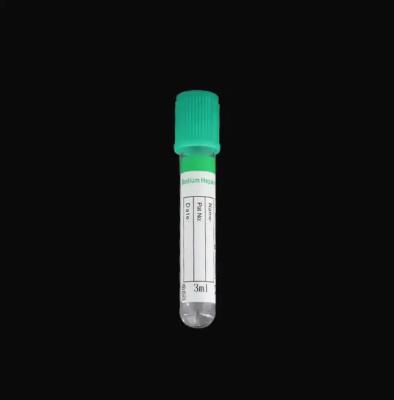 China High Quality good price Vacuum Blood Collection tube Lithium Heparin Tube 2ml-10ml Heparin Lithium tube for sale